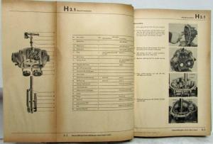 1973 VW Volkswagen Transmission and Rear Axle Service Shop Repair Manual H