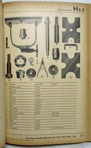 1973 VW Volkswagen Transmission and Rear Axle Service Shop Repair Manual H