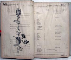 1971 VW Volkswagen Type 4 Factory Original Service Shop Repair Manual Pt 1