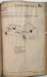 1971 VW Volkswagen Type 4 Factory Original Service Shop Repair Manual Pt 1