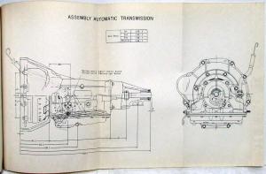 1970 Nissan BW Automatic Transmission Service Shop Manual - President Cedric SSS