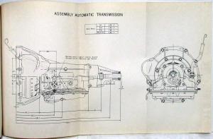 1970 Nissan BW Automatic Transmission Service Shop Manual - President Cedric SSS