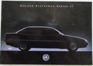 1992 Holden Stateman Series II Sales Brochure