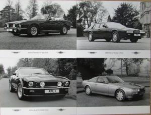 1987 Aston Martin Press Information Kit ORIGINAL Printed in England