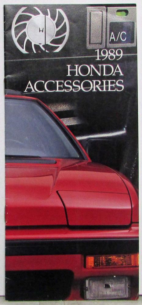 1989 Honda Accessories Sales Brochure