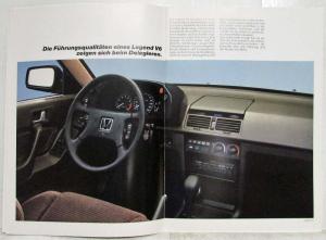 1985-1990 Honda Legend Sales Brochure - German Text