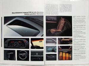 1985-1990 Honda Legend Sales Brochure - German Text