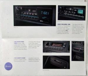 1996 Honda Dealer Installed Options Sales Brochure