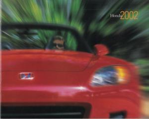 2002 Honda Full Line Sales Brochure - S2000 Insight Accord Prelude Civic CR-V