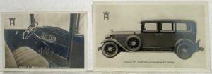 1928-1930 Horch 8 Pullman-Limousine 6-7 Passenger Model Press Photos
