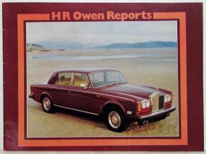 1977 HR Owen Reports - Publication from Heron Motor Group - UK Market