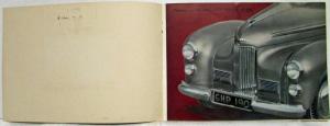 1948 Humber Super Snipe Sales Brochure