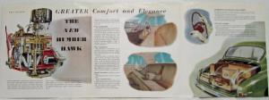 1951 Humber Hawk Greater Power Comfort and Elegance Sales Folder