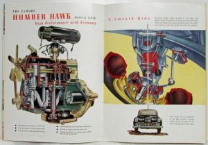 1954 Humber Hawk Prized for its Beauty Sales Brochure with Price Sheet