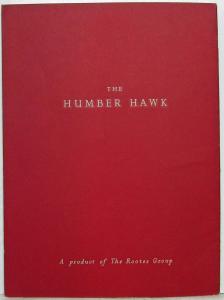 1954 Humber Hawk Prized for its Beauty Sales Brochure with Price Sheet