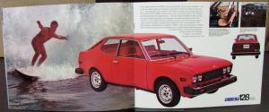 1975 Fiat Dealer Sales Brochure Sports Car X1/9 124 128 Sport Coupe Spider