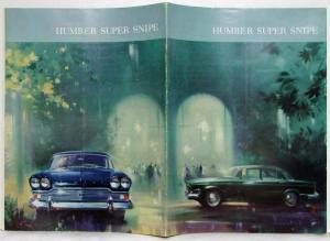 1962 Humber Super Snipe Large Fold-Out Sales Brochure - Export