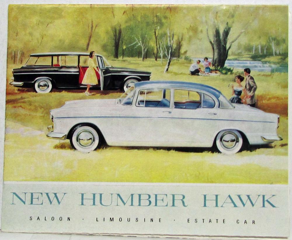 1960 Humber Hawk Small Sales Folder - Saloon Limousine Estate Car - UK