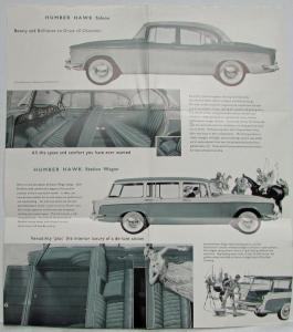 1960 Humber Hawk Sales Folder - Saloon Touring Limousine Station Wagon - Export