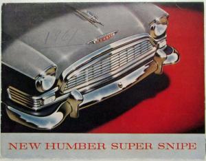 1961 Humber Super Snipe Sales Folder - Export - USA/Canada Market