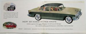 1961 Humber Super Snipe Sales Folder - Export - USA/Canada Market