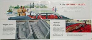 1958 Humber Hawk A Fine Car Still Further Improved Small Sales Folder - UK