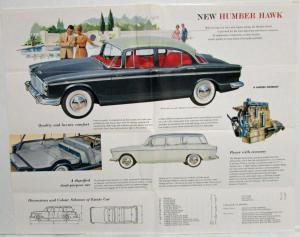 1958 Humber Hawk A Fine Car Still Further Improved Small Sales Folder - UK