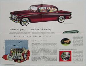 1962 Humber Super Snipe Small Sales Folder - Export - USA Market