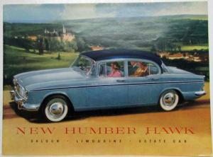 1961 Humber Hawk Sales Folder - Saloon Limousine Estate Car - UK