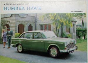 1966 Humber Hawk A Luxurious Quality Car Sales Folder - UK