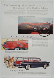 1960 Humber Hawk Estate Car Elegant and Practical Sales Folder - UK