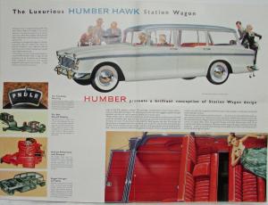 1960 Humber Hawk Estate Car Elegant and Practical Sales Folder - Export