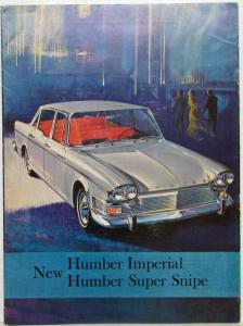 1965 Humber Imperial and Super Snipe Large Fold-Out Sales Brochure - Export