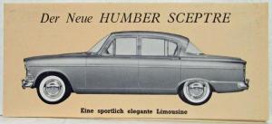 1964 Humber Spectre Sales Folder - German