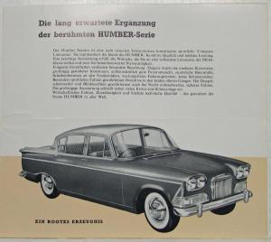 1964 Humber Spectre Sales Folder - German