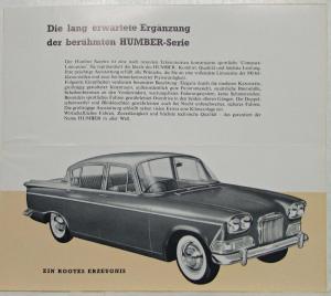 1964 Humber Spectre Sales Folder - German