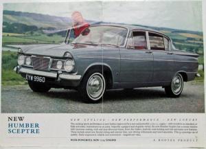 1966 Humber Sceptre Spec Sheet - UK