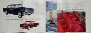 1962 Humber Super Snipe Large Fold-Out Sales Brochure - UK