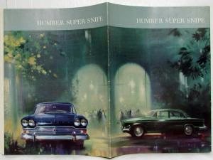 1962 Humber Super Snipe Large Fold-Out Sales Brochure - UK