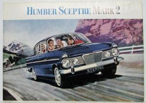 1965-1967 Humber Sceptre Mark 2 Powerful 1725 Engine Sales Folder Brochure - UK