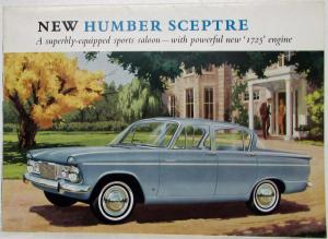1967-1969 Humber Sceptre with Powerful 1725 Engine Sales Folder Brochure - UK