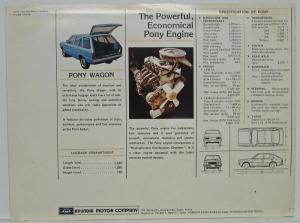 1977 Hyundai Pony Sales Brochure