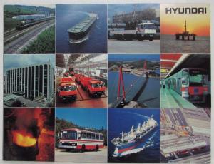 1986 Hyundai Rhymes with Sunday Sales Brochure