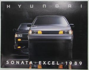 1989 Hyundai Media Information Press Kit - Excel Sonata