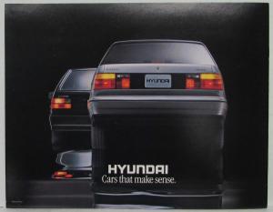 1989 Hyundai Media Information Press Kit - Excel Sonata