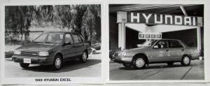 1989 Hyundai Media Information Press Kit - Excel Sonata