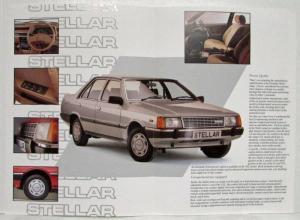 1991 Hyundai Stellar Sales Brochure - UK Market