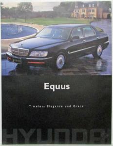 1999 Hyundai Equus Spec Sheet