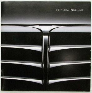 2009 Hyundai Full Line Sales Brochure - Genesis Azera Sonata Veracruz Santa Fe