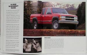 1999 Chevrolet Trucks Sales Brochure